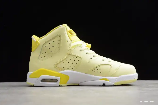 Rep Onekick Jordan (GS) 6 Dynamic Retro Floral Air 543390-800 Yellow 0329